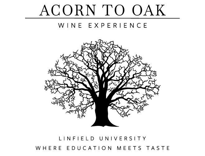 Acorn to Oak Wine Experience logo. "Where Education Meets Taste. ѨƵ."